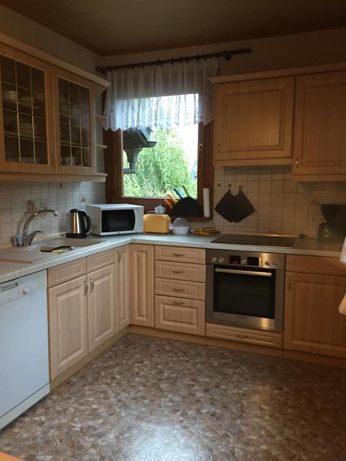 Вилла Haus Bergblick Luftkurort Luckendorf Экстерьер фото